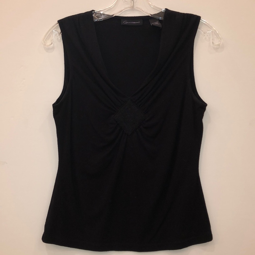 Black Revealing Blouse